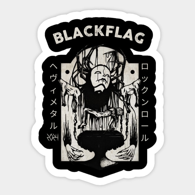 black flag Sticker by RAZOR FORCE